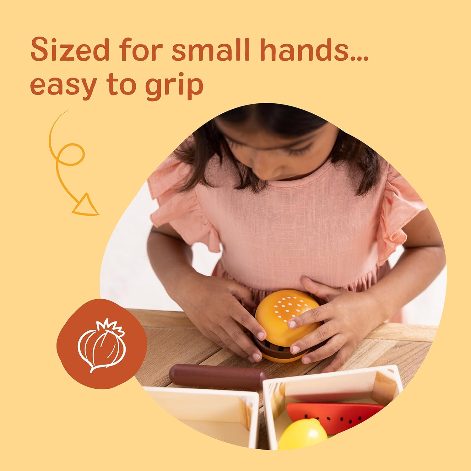 Melissa & Doug Food Groups Wooden Play Food Set - Kidsy