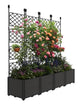 MilleLoom 4Pcs Plastic Plant Box with Metal Trellis - Kidsy