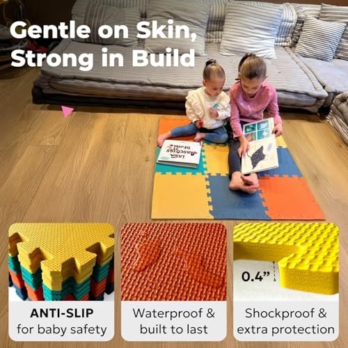 MioTetto Interlocking Foam Baby Play Mat Floor Tiles - Kidsy