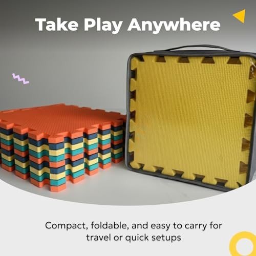 MioTetto Interlocking Foam Baby Play Mat Floor Tiles - Kidsy