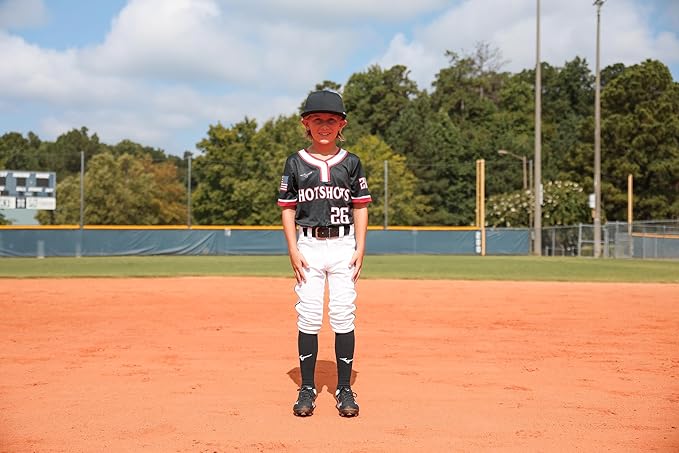 Mizuno Youth Premier Short Piped Pants 2XL (White/Black) - Kidsy