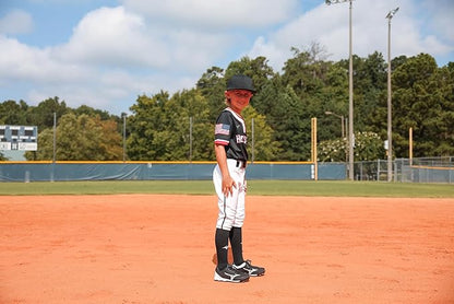 Mizuno Youth Premier Short Piped Pants 2XL (White/Black) - Kidsy