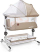 MOMFANN Baby Bassinet Bedside Sleeper (Camel) - Kidsy