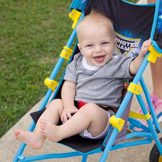 Monster Jam Umbrella Stroller (Blue) - Kidsy