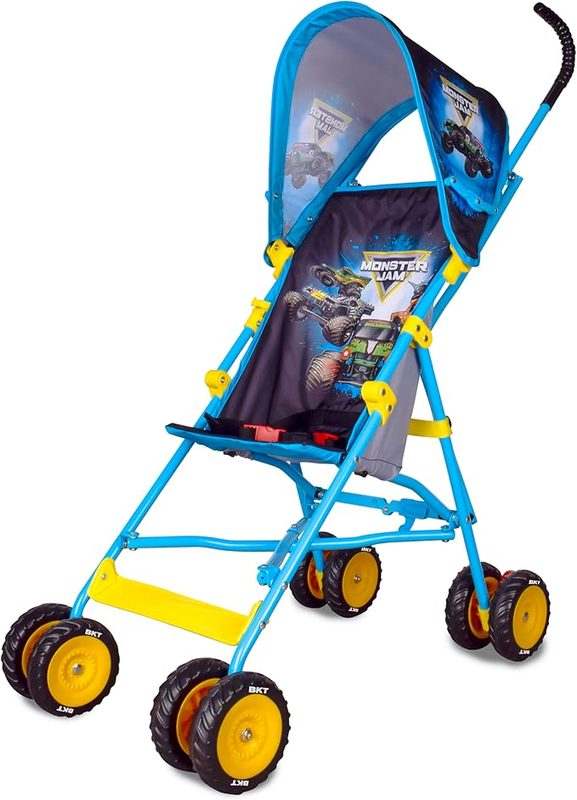 Monster Jam Umbrella Stroller (Blue) - Kidsy