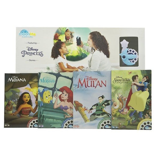 Moonlite Storytime Disney Princess 4 Story Collection with Projector - Kidsy