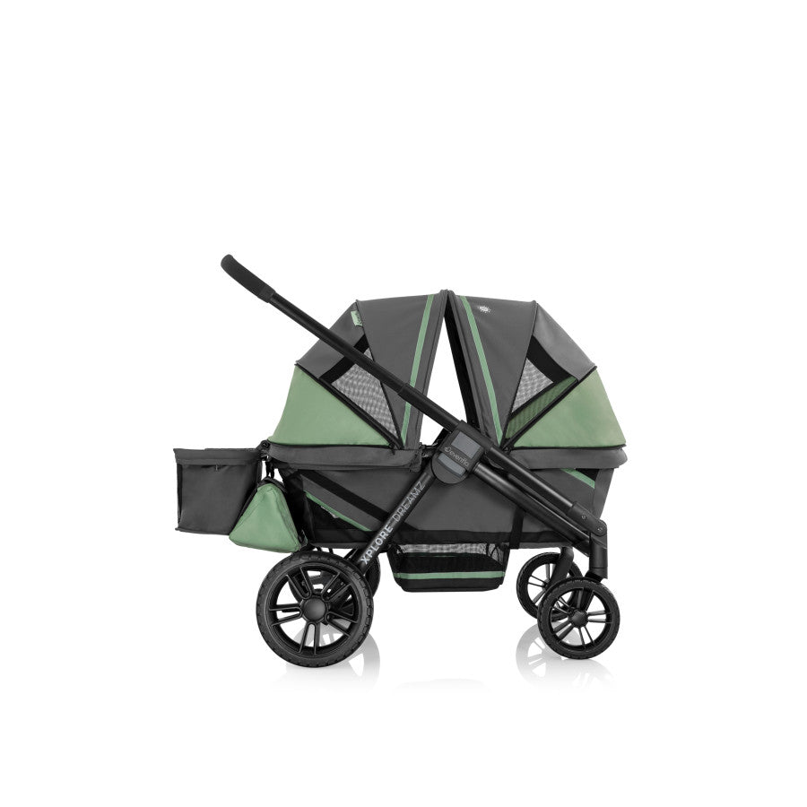 New Pivot Xplore Dreamz All Terrain Stroller Wagon with Bassinet Inser Kidsy