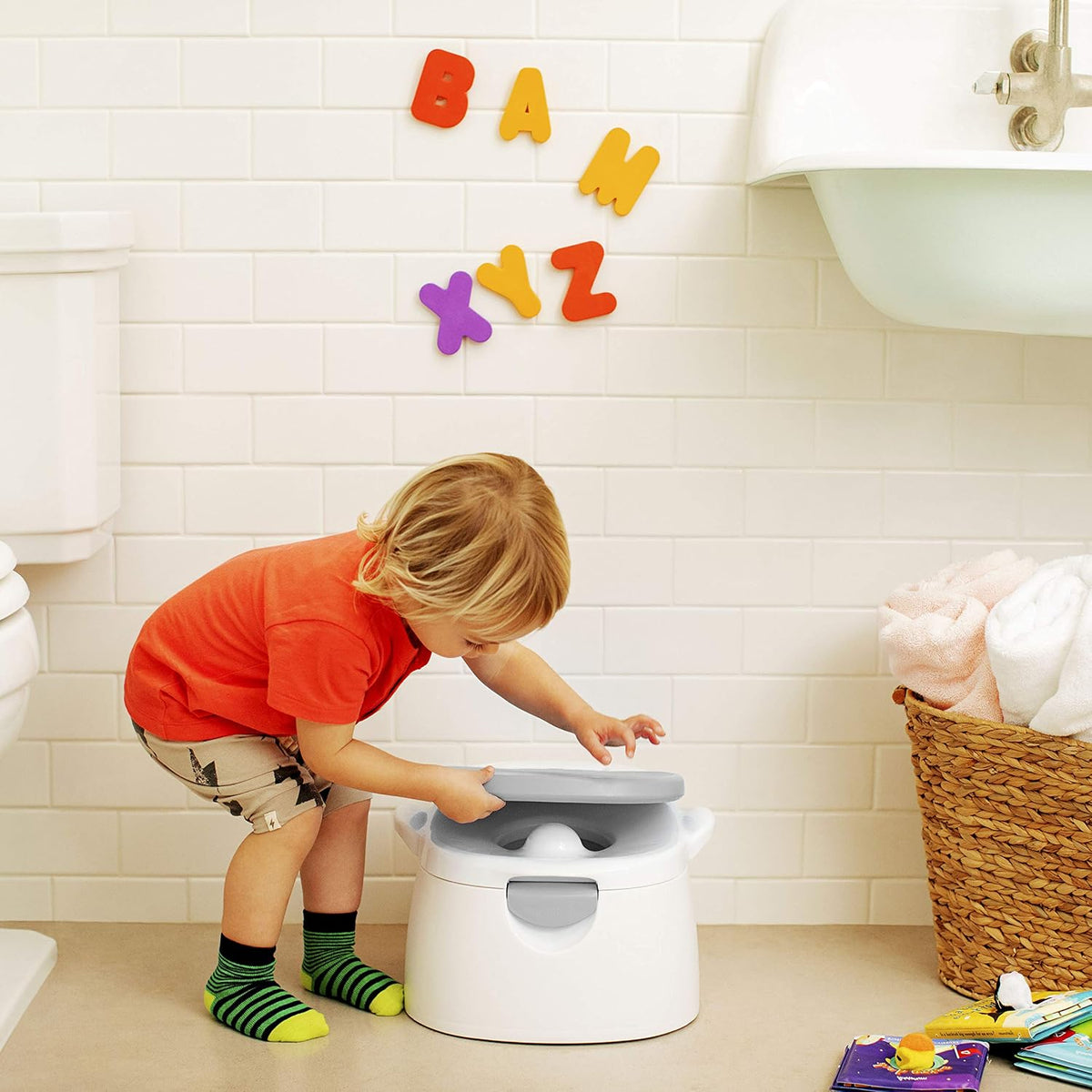 Munchkin Arm & Hammer Multi-Stage 3-in-1 Potty Training Seat (Grey) - Kidsy