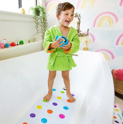 Munchkin Dots Bath Mat 30.5" x 14.3" (Rectangular) - Kidsy