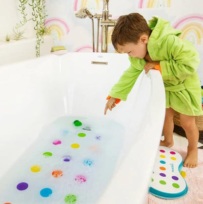 Munchkin Dots Bath Mat 30.5" x 14.3" (Rectangular) - Kidsy