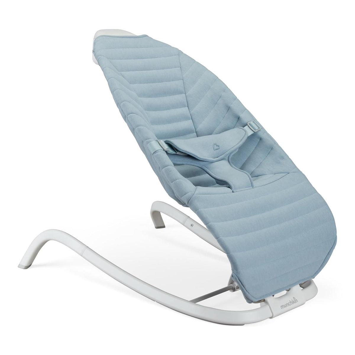 Munchkin Electric Baby Bouncer & Rocker (Removable Fabric, Blue) - Kidsy