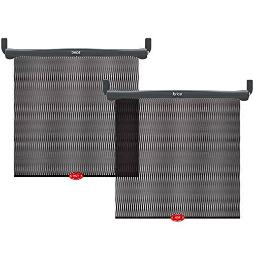 Munchkin Sun Safety Roller Shades 2 - Pack (Black) - Kidsy