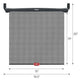Munchkin Sun Safety Roller Shades 2 - Pack (Black) - Kidsy