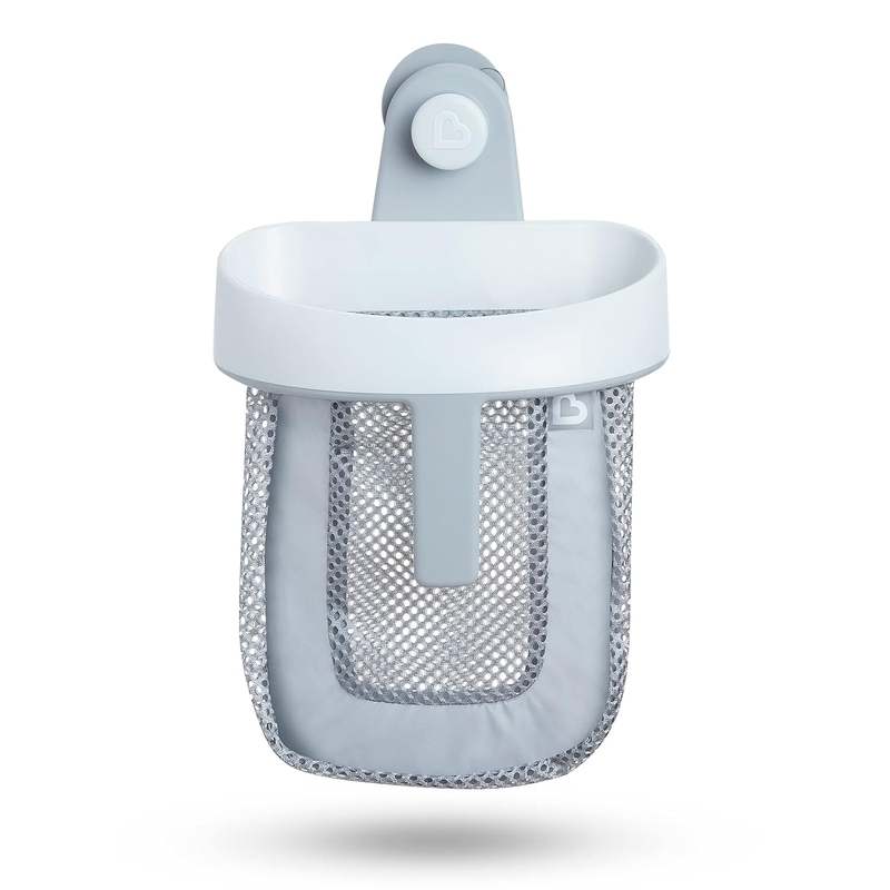 Munchkin Super Scoop Bath Toy Organizer And Storage (Gray) - Kidsy