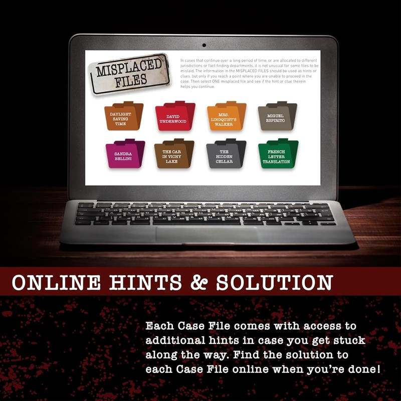 Murder Mystery Party Underwood Cellars Interactive Murder Mystery Case File Game - Kidsy