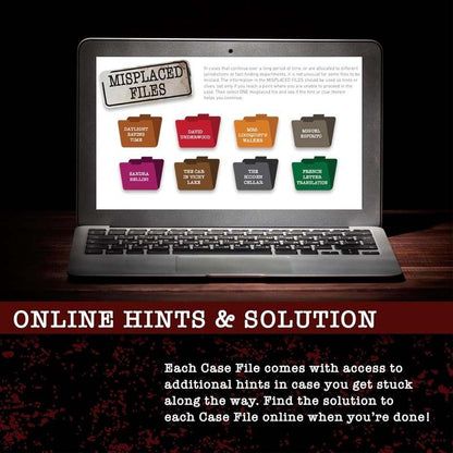 Murder Mystery Party Underwood Cellars Interactive Murder Mystery Case File Game - Kidsy