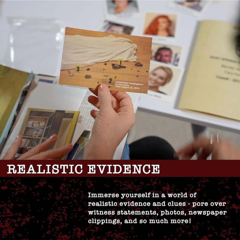 Murder Mystery Party Underwood Cellars Interactive Murder Mystery Case File Game - Kidsy