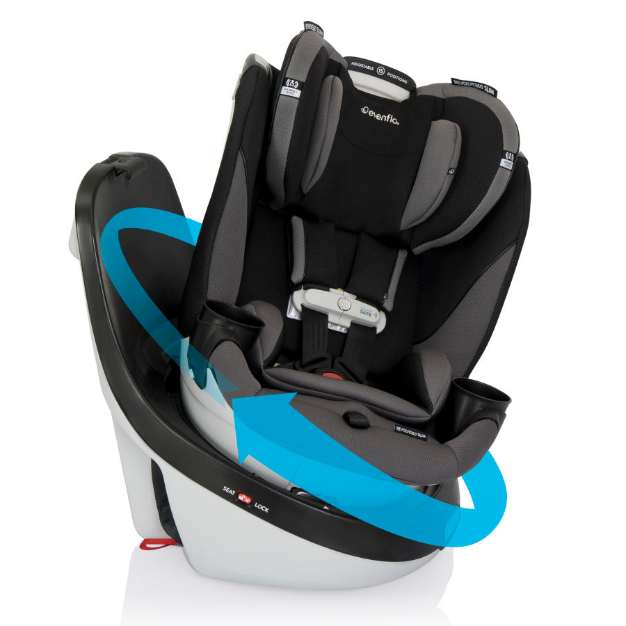 New Revolve360 Slim 2-in-1 Rotational Car Seat with SensorSafe