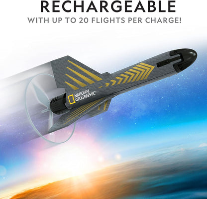 National Geographic Motorized Rocket Launcher Toy (200 ft) - Kidsy