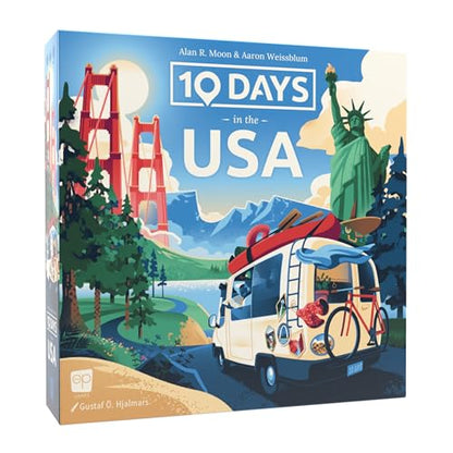 New 10 Days in The USA, Family Road Trip Board Game - Kidsy