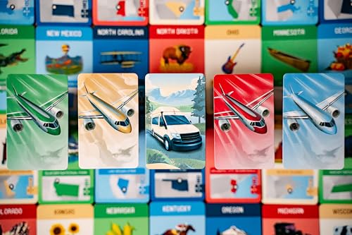 New 10 Days in The USA, Family Road Trip Board Game - Kidsy