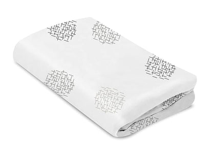 New 4moms Breeze Playard Cotton Sheets - 2 Pack (White & Grey) - Kidsy