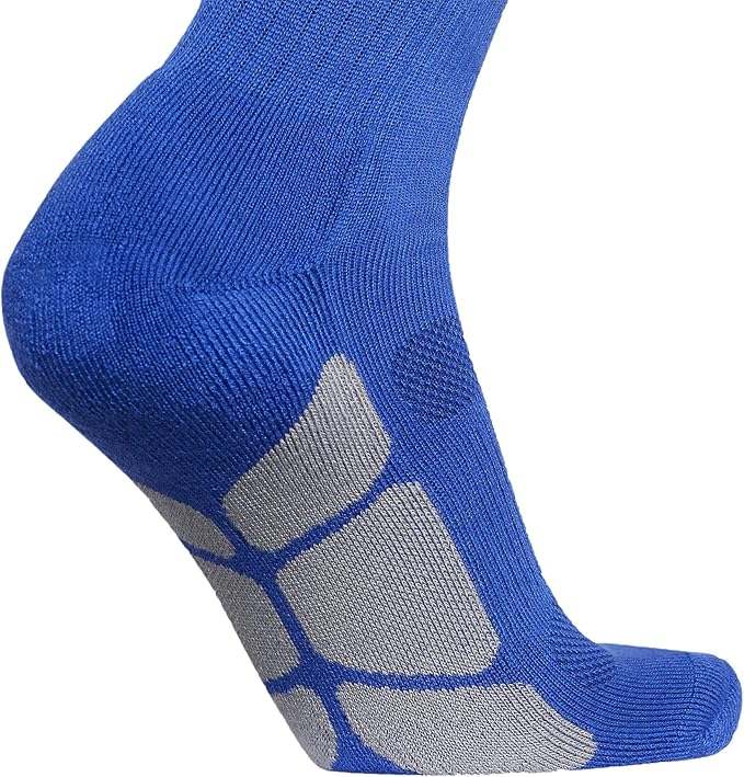 New Adidas Icon Over - The - Calf Baseball/Softball Socks (Royal Blue) - Kidsy