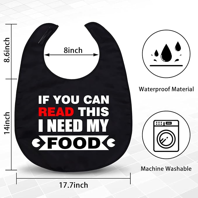 New AIFAMY Adult Waterproof Bibs - Funny Gag Gift - Kidsy