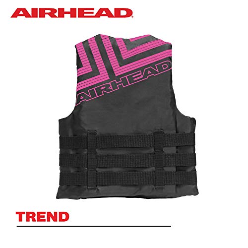 New Airhead Women’s Trend Life Jacket, Coast Guard Approved, Small/Medium (Pink) - Kidsy