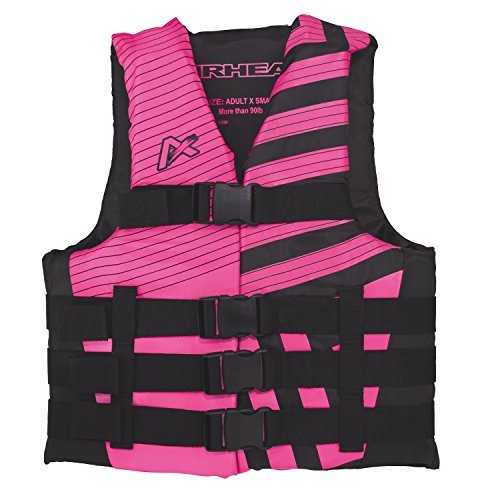 New Airhead Women’s Trend Life Jacket, Coast Guard Approved (X - Small / Pink) - Kidsy