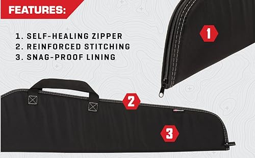 New Allen Company Durango Rifle Case - 40 - Inch Soft Gun Bag (Black) - Kidsy