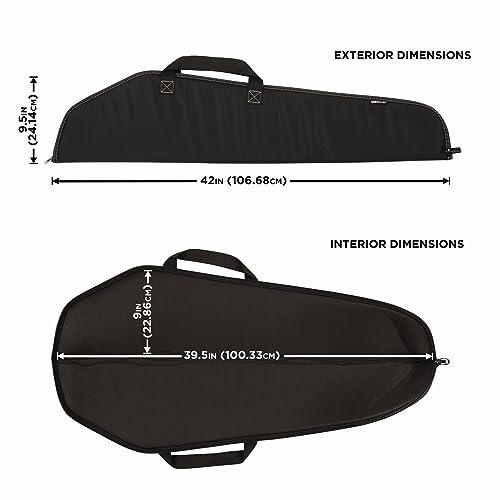 New Allen Company Durango Rifle Case - 40 - Inch Soft Gun Bag (Black) - Kidsy