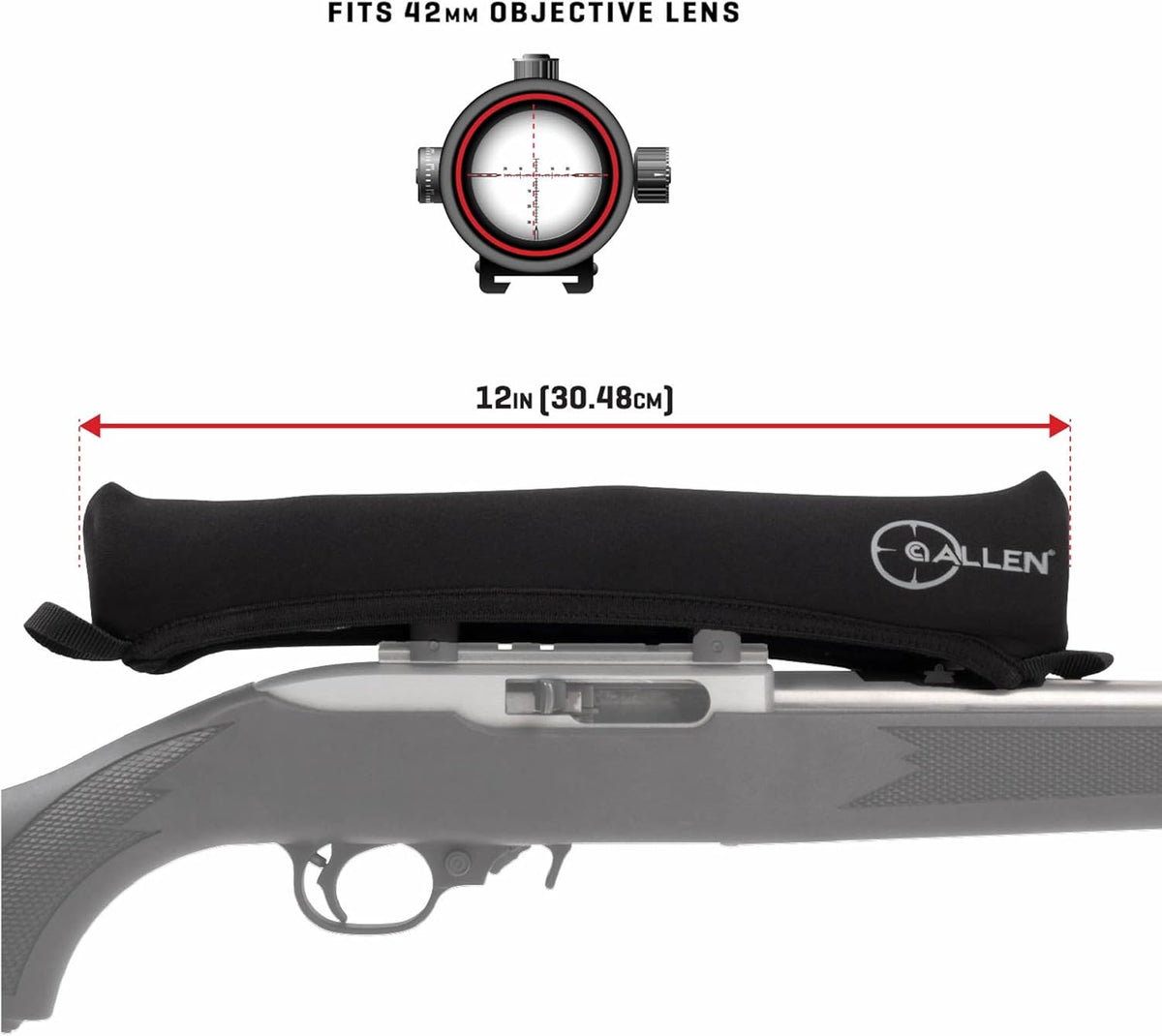 New Allen Company Peak Neoprene Scope Cover Medium (Up to 12″ Scopes) - Kidsy