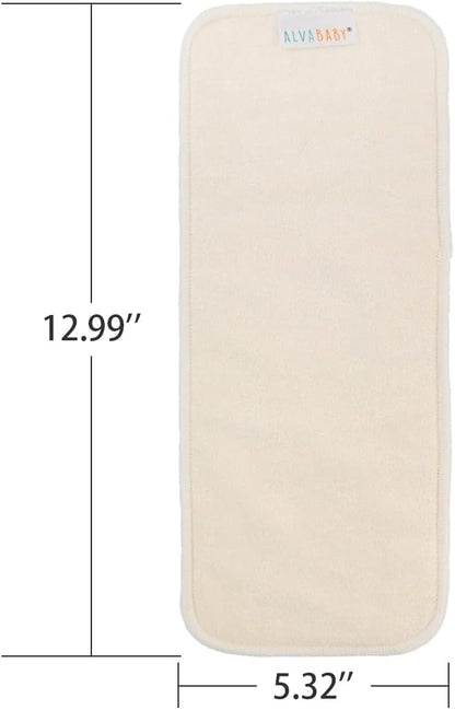 New ALVABABY 5 - Layer Cloth Diaper Inserts 6 Pack - Kidsy