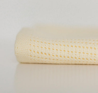 New Amazing Baby Cellular Blanket 44 x 44 inches 112 x 112 cm (Soft Yellow) - Kidsy