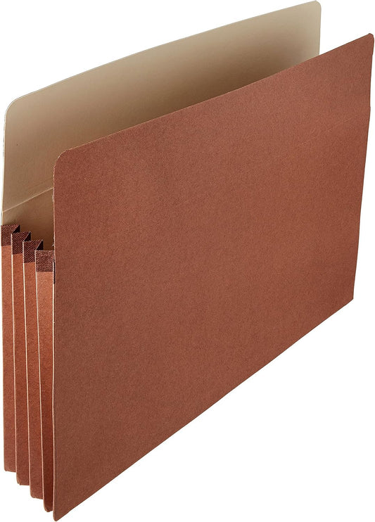 New Amazon Basics Expanding File Folder Organizer with Pockets 25-Pack (Brown) - Kidsy