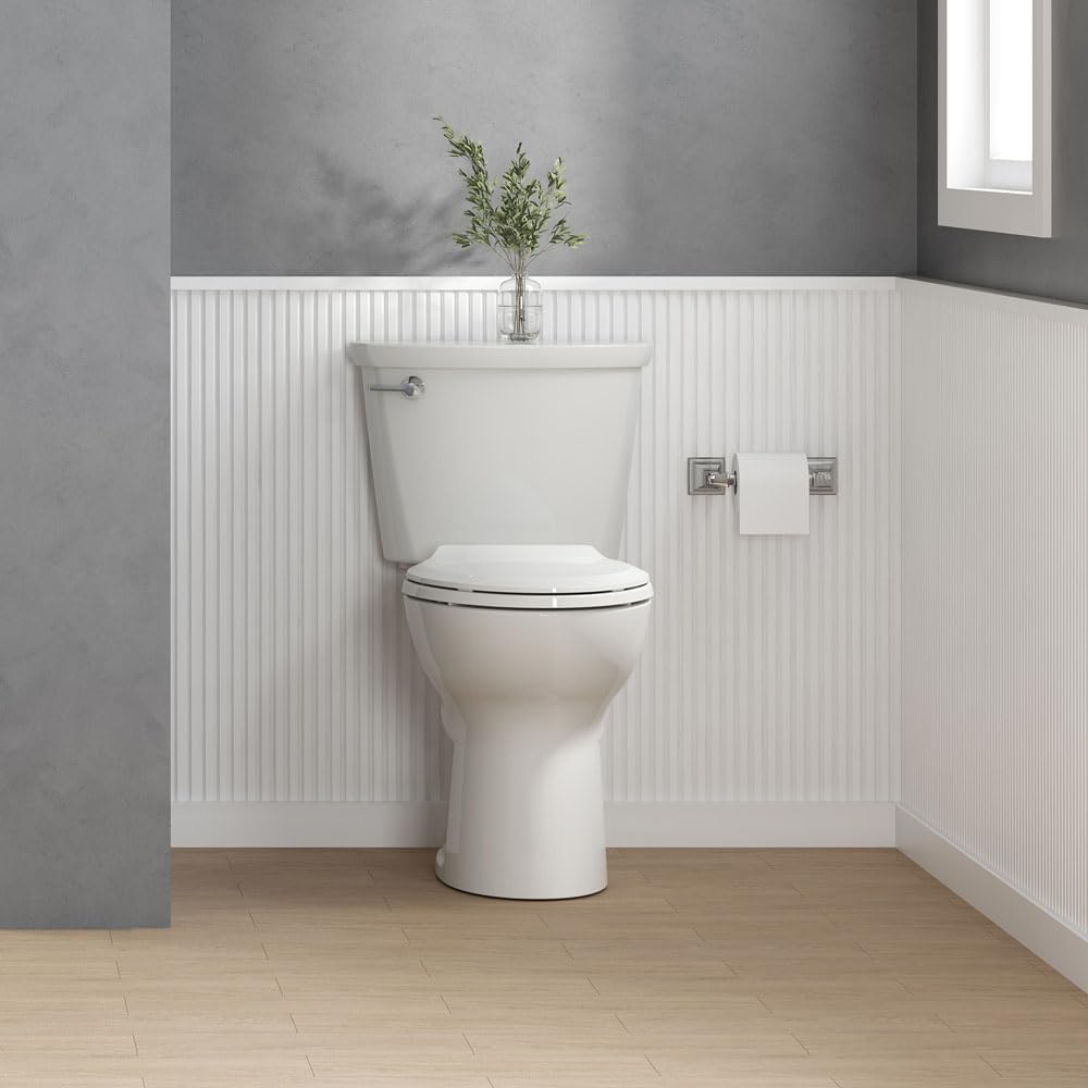 New American Standard 5503A00B.020 Transitional Elongated Toilet Seat Soft Close (White) - Kidsy