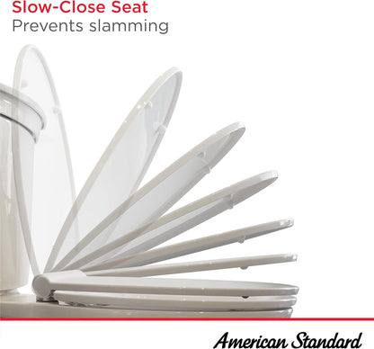 New American Standard 5503A00B.020 Transitional Elongated Toilet Seat Soft Close (White) - Kidsy