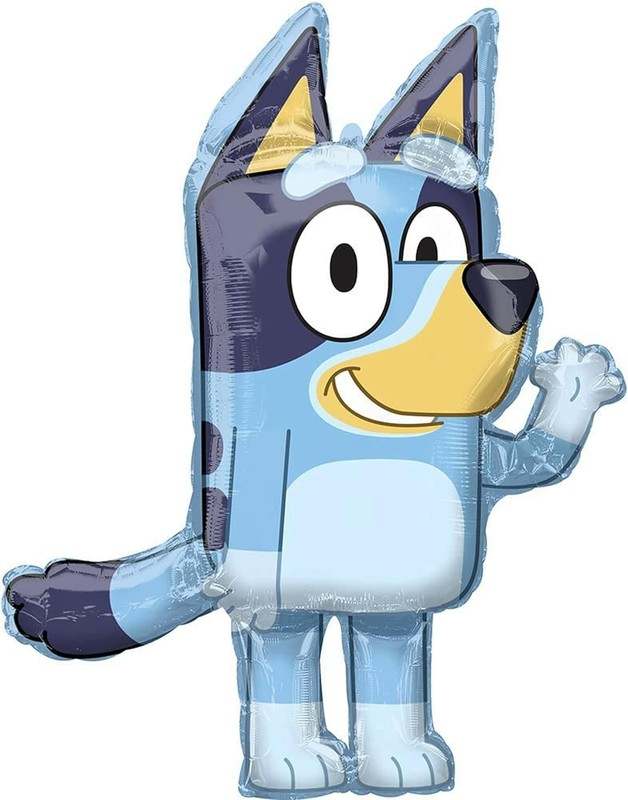 New Anagram Bluey 2nd Birthday Foil Balloon Bouquet - Kidsy