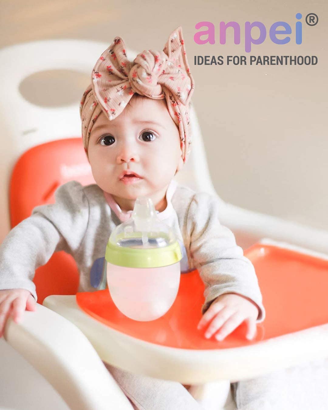 New Anpei Straw & Sippy Transitional Nipples for Comotomo Bottles (2 - Pack) - Kidsy