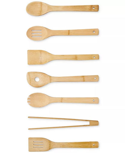 New Arch Studio 7 - Piece Bamboo Utensil Set - Kidsy