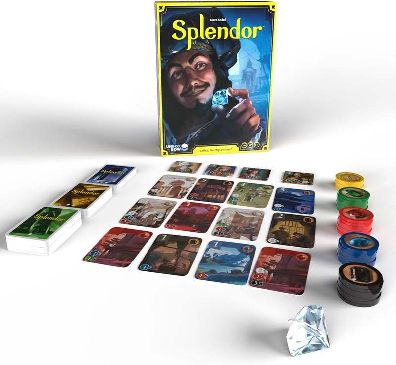 New Asmodee Splendor Board Game Master The Art of Wealth and Prestige! - Kidsy