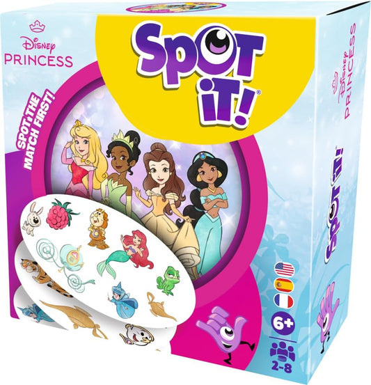 New Asmodee Spot It Disney Princess Card Game Eco - Sleeve Edition - Kidsy