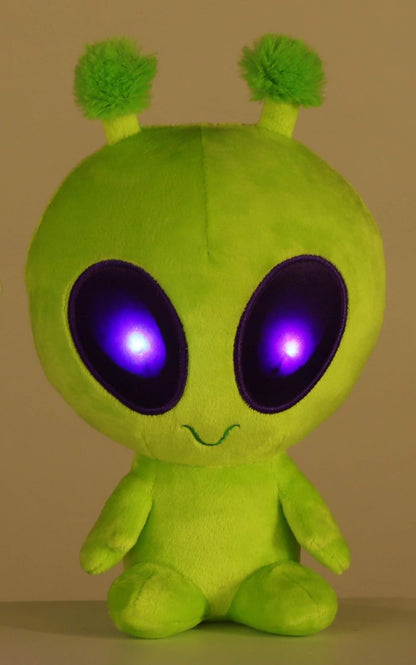 New Aurora Galactic Cuties Twitch Light Up Alien Plush 8 - Inch (Green) - Kidsy
