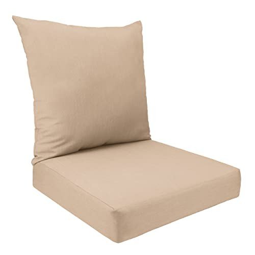 New Austin Horn Classics Sunbrella Deep Seat Replacement Cushion Set (Sand) - Kidsy