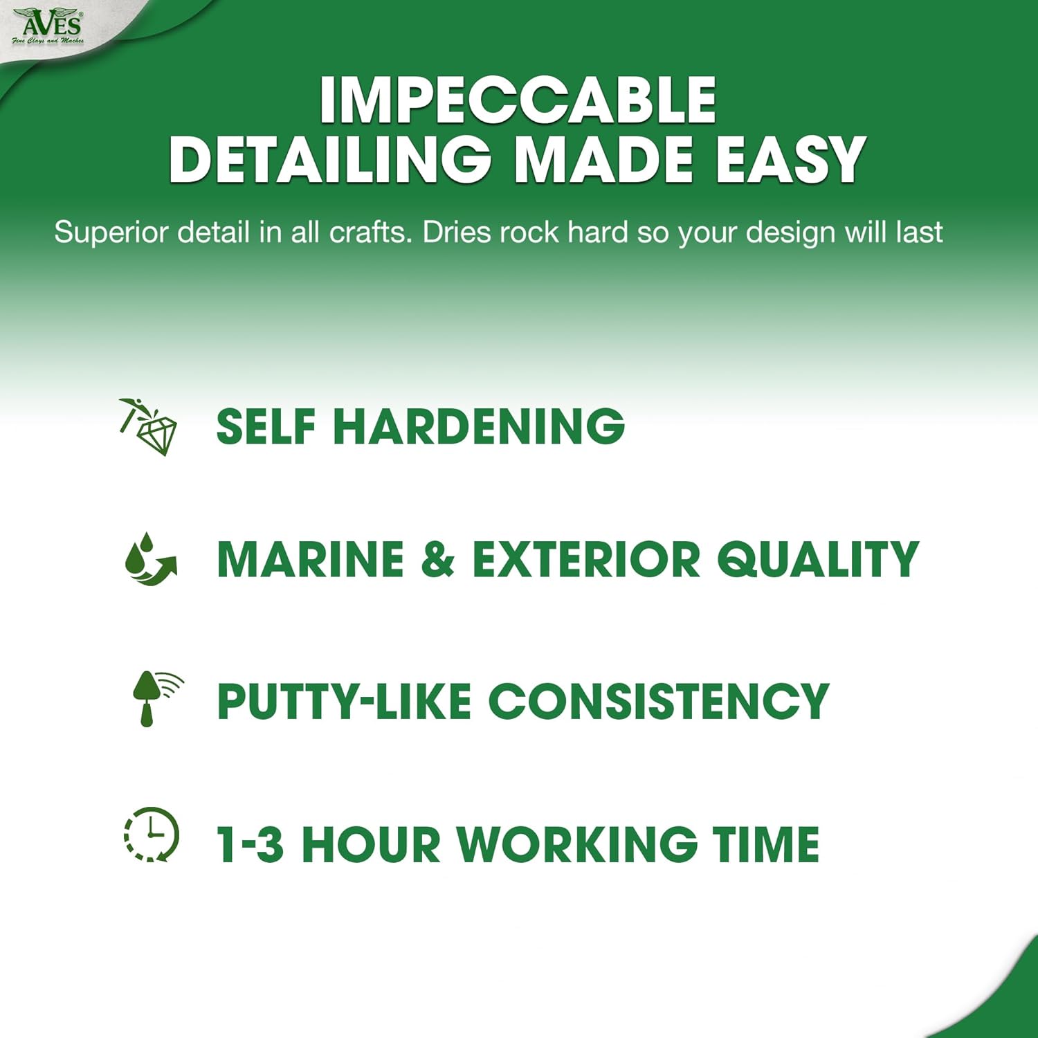 New Aves Apoxie Sculpt 2 - Part Self - Hardening Modeling Compound (Yellow) - Kidsy