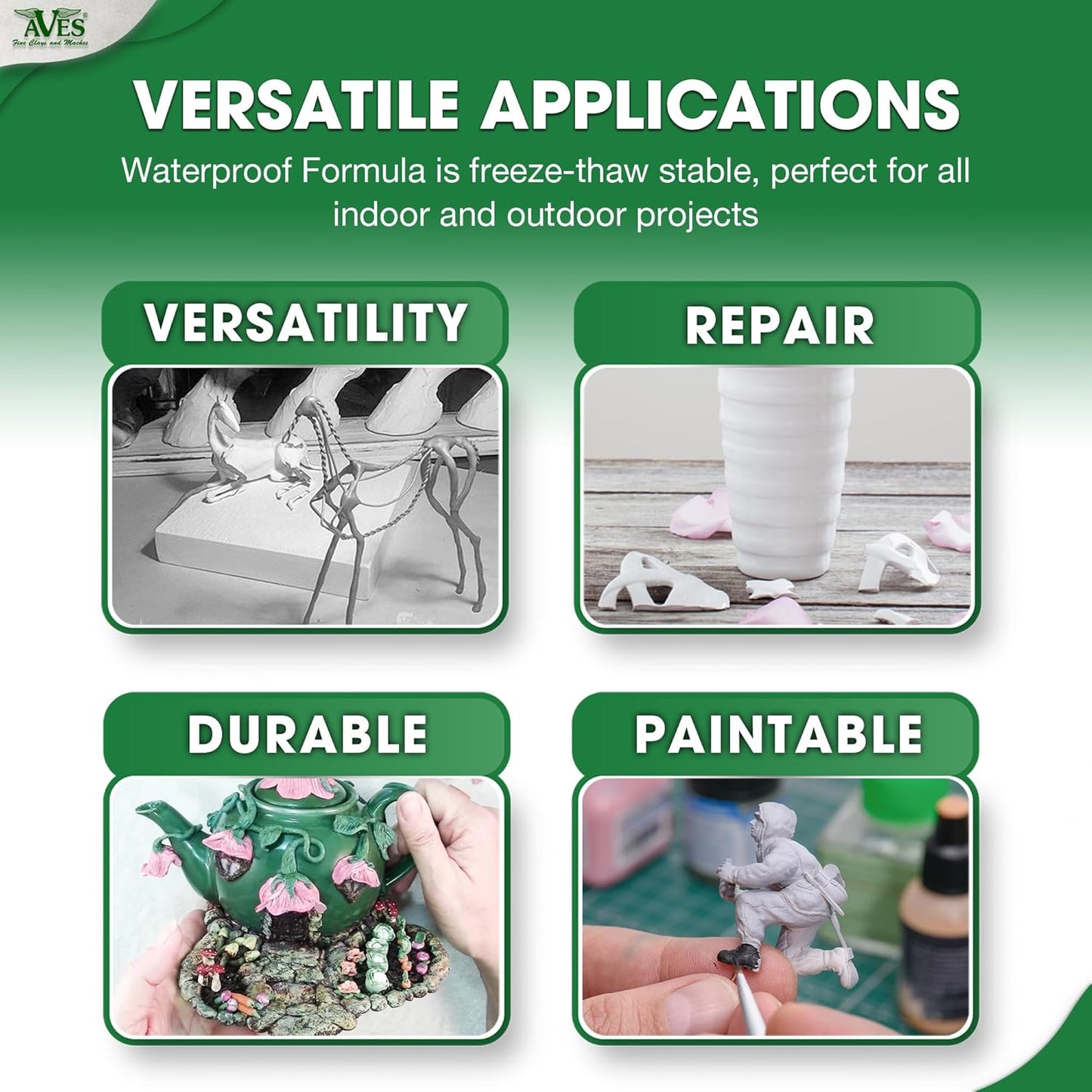New Aves Apoxie Sculpt 2 - Part Self - Hardening Modeling Compound (Yellow) - Kidsy