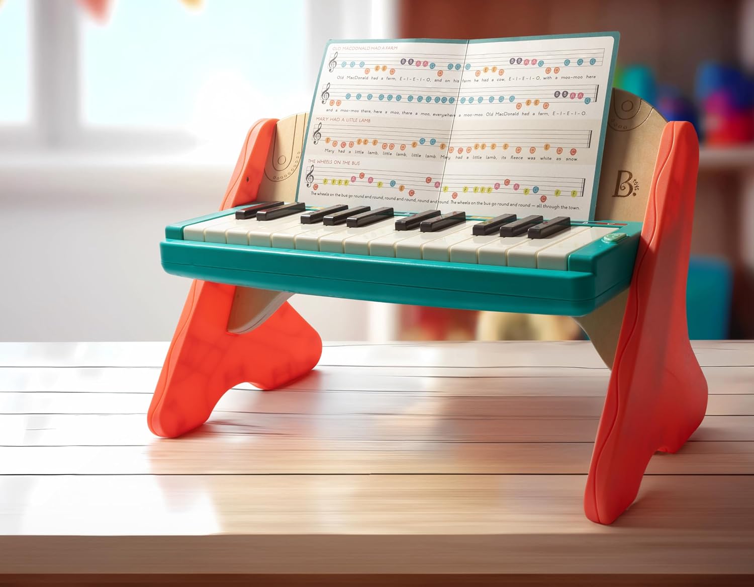 New B. Toys Mini Maestro Wooden Toy Piano - Kidsy