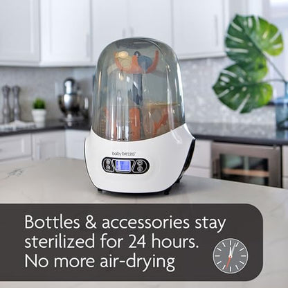 New Baby Brezza Baby Bottle Sterilizer and Dryer Machine (White) - Kidsy