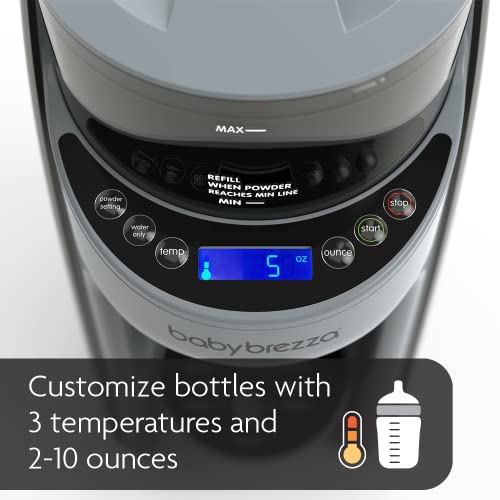 New Baby Brezza New and Improved Formula Pro Advanced Formula Dispenser Machine (Slate) - Kidsy